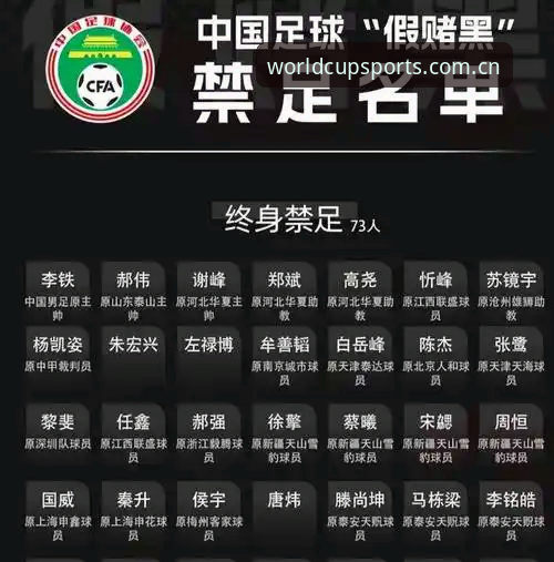 第三批足球禁足名单公布，17人终身禁赛引发行业震荡
